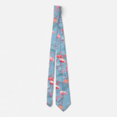 Flamingo's Patroon 1 Stropdas (Achterkant)