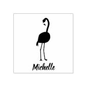 Flamingos Personalized Rubberstempel (Afrduk)