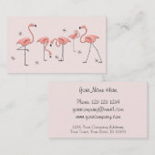 Flamingos Pink Group visitekaartje (Voorkant / Achterkant)