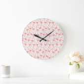 Flamingos Pink klok rond (Huis)