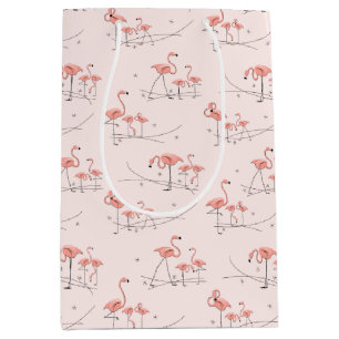 Flamingos Pink Multi gift medium Medium Cadeauzakje