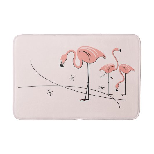 Flamingos Pink Trio 3 badmat (Voorkant)
