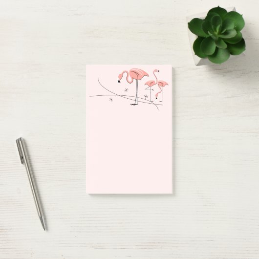Flamingos Pink Trio 3 Post-it® Notes (Kantoor)