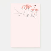 Flamingos Pink Trio 3 Post-it® Notes (Voorkant)