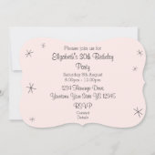 Flamingos Pink Trio 3-uitnodigingsbeugel Kaart (Achterkant)