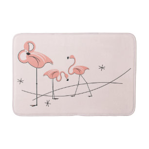 Flamingos Pink Trio badmat