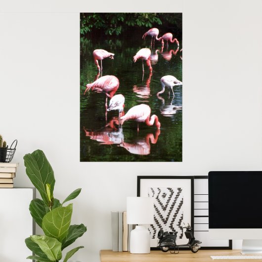 flamingo's poster (Thuiskantoor)
