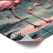 Flamingo's Poster (Hoek)