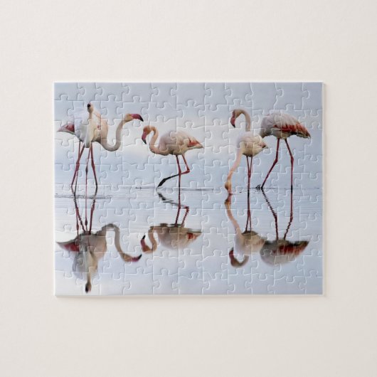Flamingos Puzzle Legpuzzel (Horizontaal)