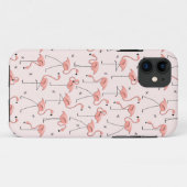 Flamingo's Roze iPhone hoesje (Achterkant (horizontaal))