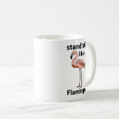 Flamingo's staan hoog als flamingo's koffiemok (Voorkant rechts)