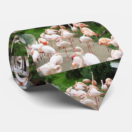 Flamingos Stropdas (Opgerold)