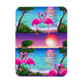 Flamingos Sun Magneet (Verticaal)