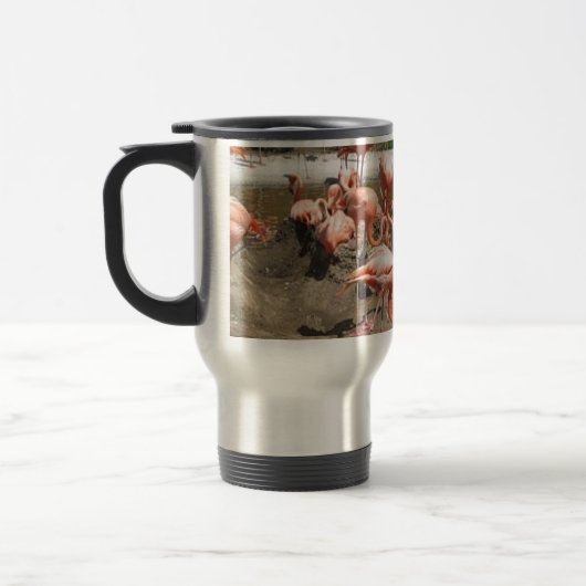 FLAMINGOS TRAVEL MUG REISBEKER (Links)
