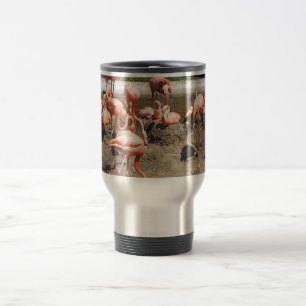 FLAMINGOS TRAVEL MUG REISBEKER
