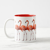 Flamingos Tweekleurige Koffiemok (Links)