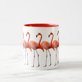 Flamingos Tweekleurige Koffiemok (Center)