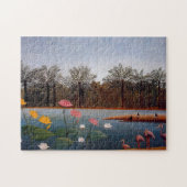 Flamingos van Henri Rousseau Legpuzzel (Horizontaal)
