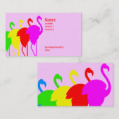 Flamingos Visitekaartje (Voorkant / Achterkant)