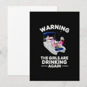 Flamingos waarschuwen dat de meisjes weer flauw Dr Kaart (Voorkant / Achterkant)