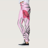 Flamingo's,  waterverf. leggings (Links)