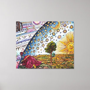 Flammarion Dome Canvas — Grote Canvas Geweldige Afdruk