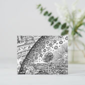 Flammarion Engraving the Sun and the Stars Briefkaart (Staand voorkant)