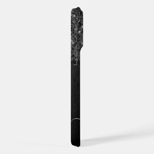 Flamme blanc noir scintille bois rustique Monogram (Côté droit)