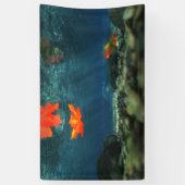 Flamme dans la bannière de l'eau (Vertical)