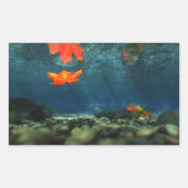 Flamme dans les Stickers de l'Eau (Devant)