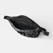 Flamme de parties scintillant gris foncé Monogram (Ouvrir)