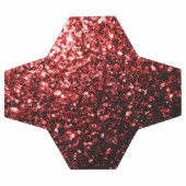 Flamme de parties scintillant rouge foncé brille (Plat)