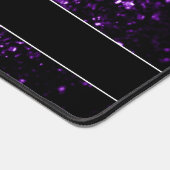 Flamme de parties scintillant violet foncé Monogra (Coin)