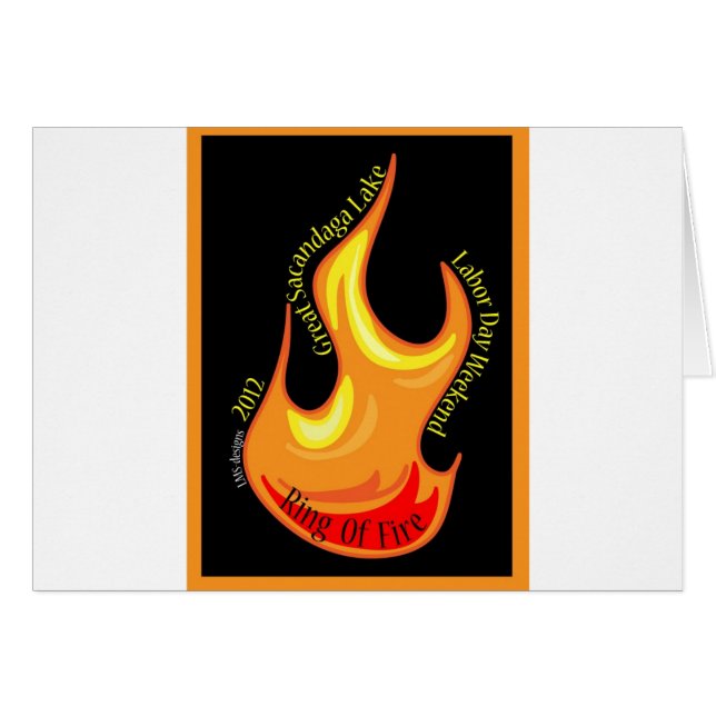 Flamme du cercle de feu 2012 (Devant horizontal)