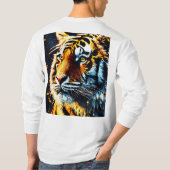 "Flamme grinçante - T-shirt Lion majestueux" (Dos)