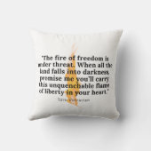 Flamme inextinguible - Coussin à lancer (Verso)