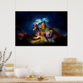 Flamme inextinguible - Poster moyen (Cuisine)