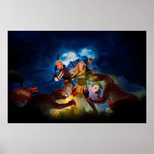 Flamme inextinguible - Poster moyen (Devant)