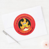 Flamme maison Flamme personnalisée Funny Étiquette (Enveloppe)