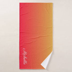 Flamme personnalisée rouge et jaune ombre
