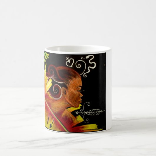Flamme - tasse intense du feu (Centre)