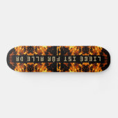 Flammen Explosion Skateboard (Horizontaal)