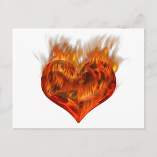 Flammendes Herz! Briefkaart