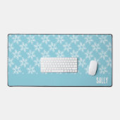 Flammes blanches sur bleu (Clavier et souris)