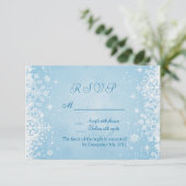 Flammes blanches sur le bleu argenté RSVP Invitati (Debout devant)