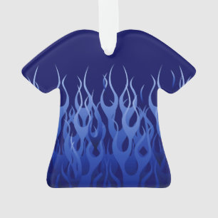 Flammes cool Blue Racing