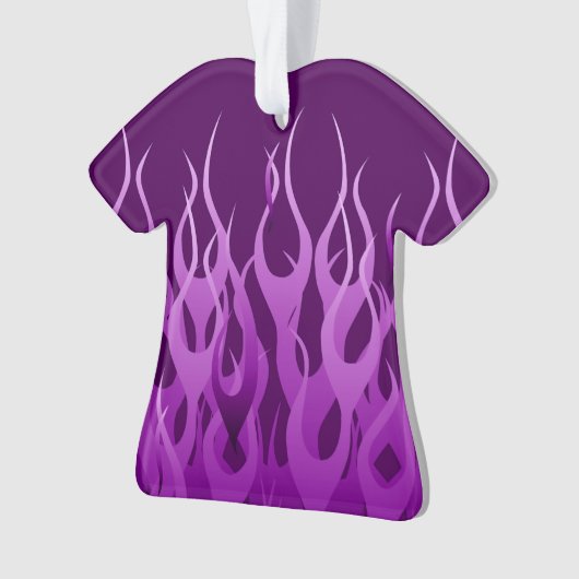 Flammes de course violet cool Flames de broches (devant)