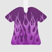 Flammes de course violet cool Flames de broches (dos)