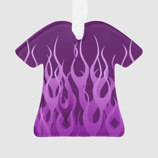 Flammes de course violet cool Flames de broches (devant)