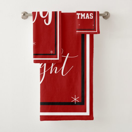 Flammes de neige de Noël Rouge Blanc Noir (En situation)